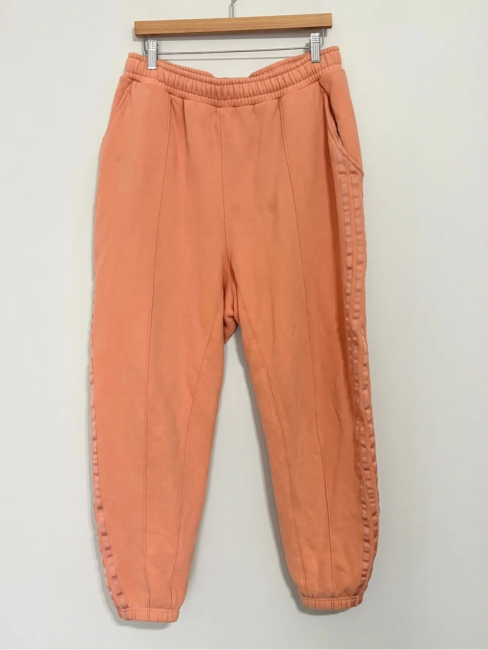 adidas x Ivy Park Peach-Orange Jogger Sweatpants Unisex Size Large